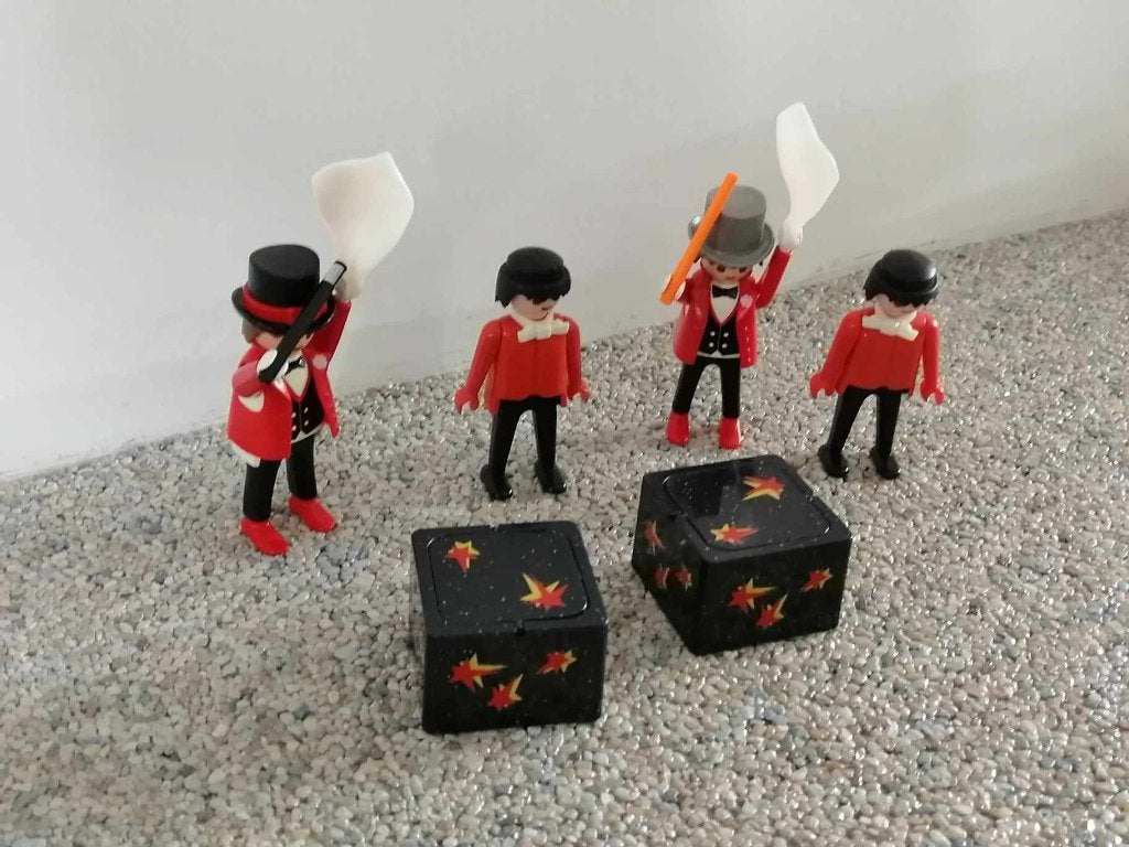 Playmobil set goochelaars, Ophalen, Zo goed als nieuw, Complete set, Figuren