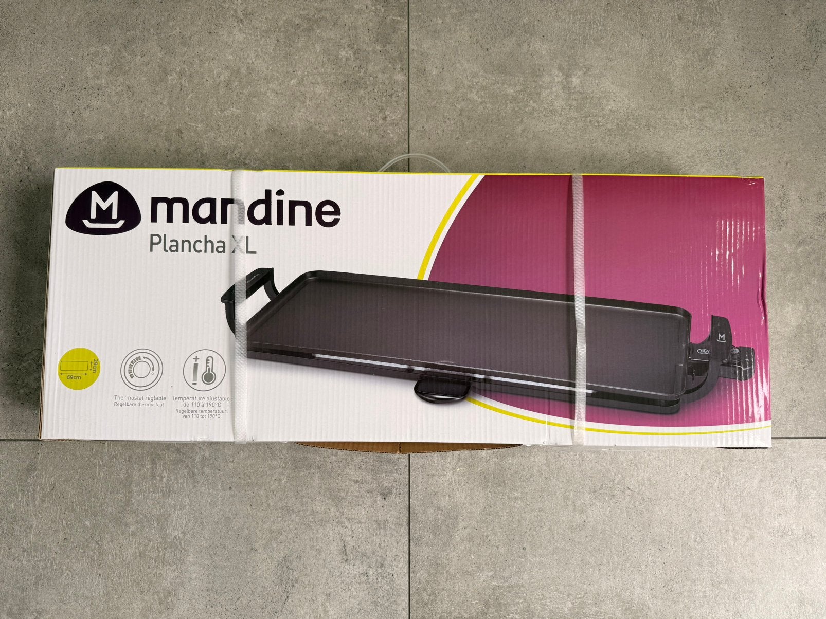 Mardine Plancha XL – Nieuw / Nooit gebruikt – 69 cm, Overige typen, Nieuw, Ophalen of Verzenden, Zwart