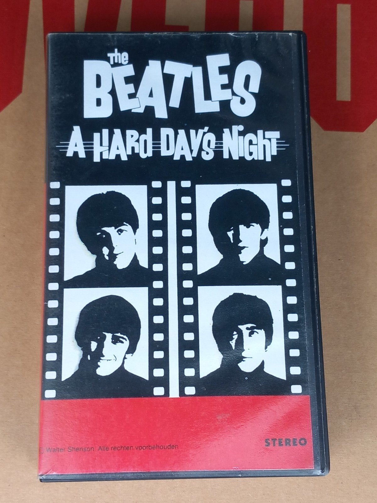 The Beatles - A Hard Day's Night VHS, Muziek, Alle leeftijden, Ophalen of Verzenden, VHS