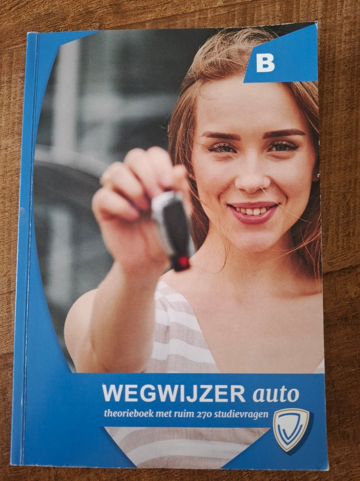 Wegwijzer auto theorieboek met 270 studievragen, Ophalen of Verzenden, Zo goed als nieuw, Algemeen, Verjo bv