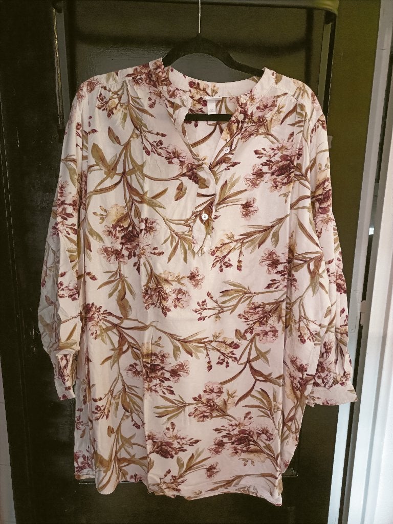 blouse H&M maat 44, H&M, Beige, Maat 42/44 (L), Ophalen of Verzenden