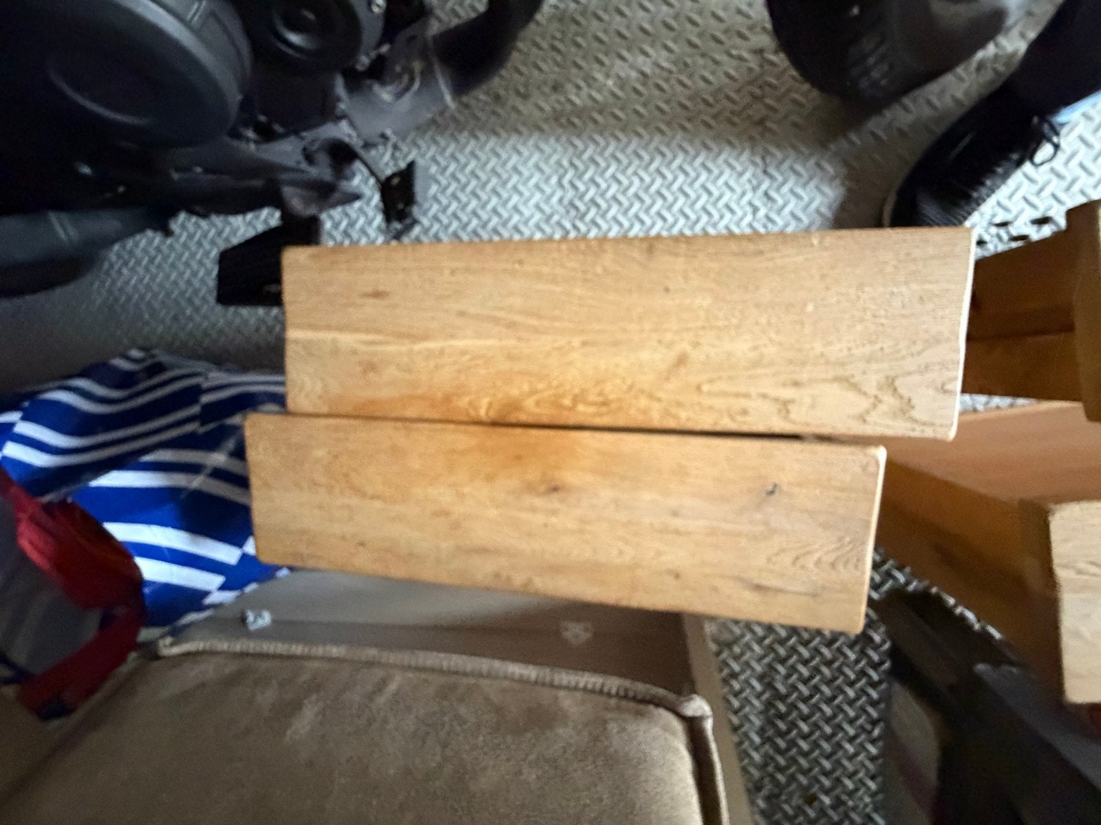 Houten salontafel 140x80 cm, Huis en Inrichting, Tafels | Salontafels, Ophalen, Gebruikt, 100 tot 150 cm, 50 tot 100 cm