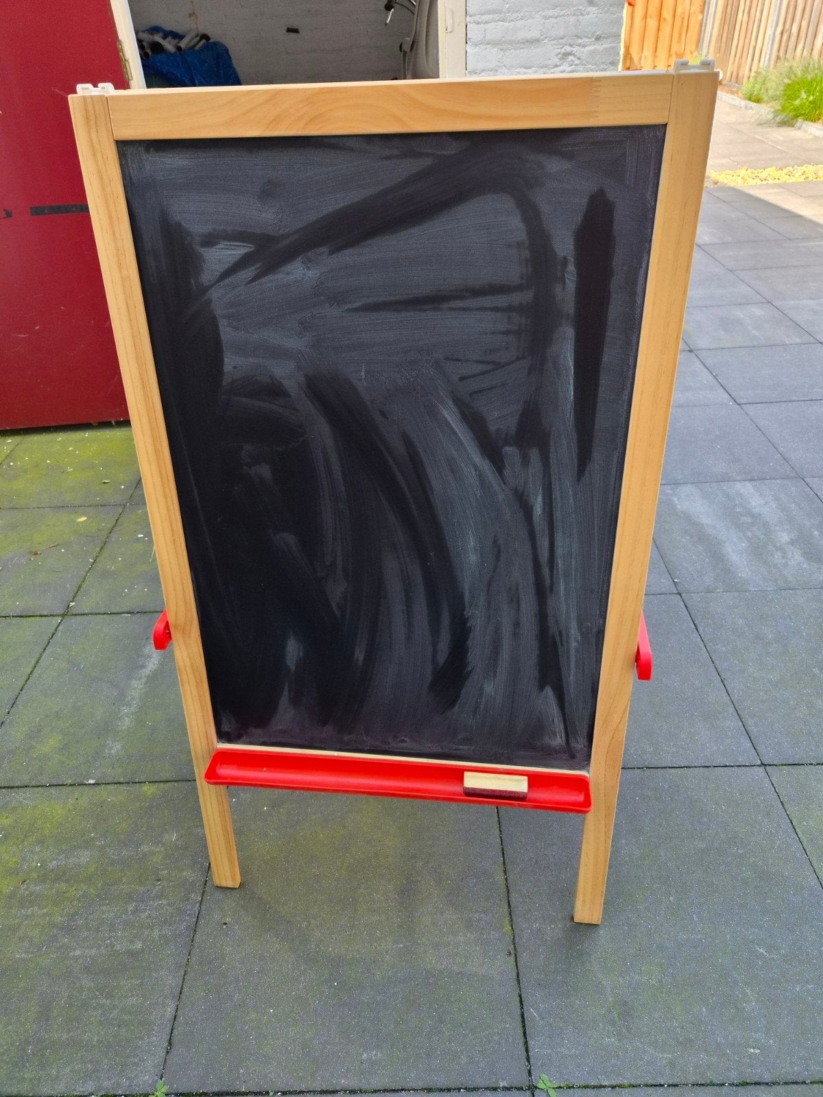 krijt- + whitebord, Ophalen, Gebruikt, Krijtbord