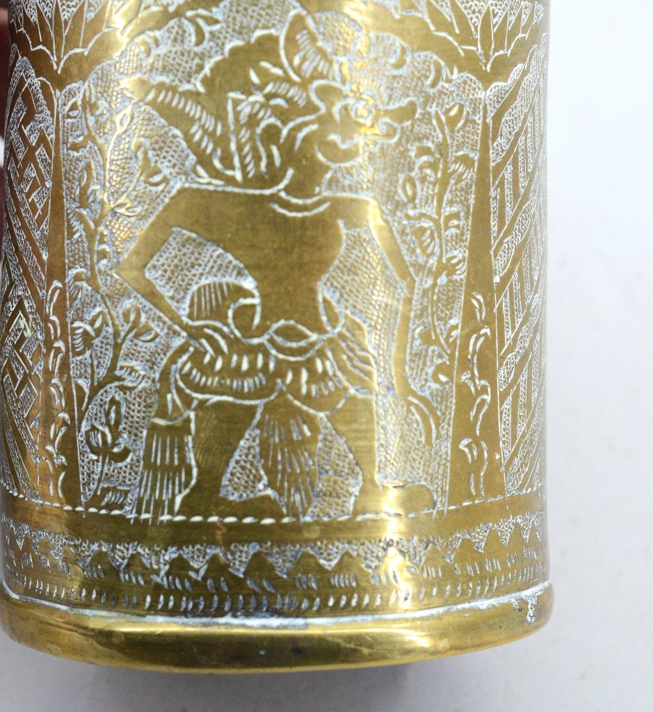 Indische bronzen tabakspot - Indonesië, Ophalen of Verzenden, Brons