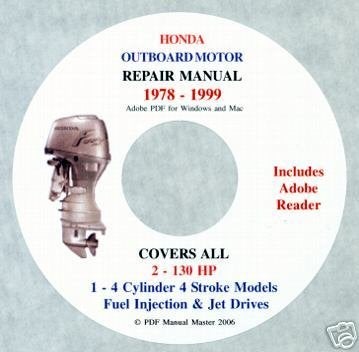 Honda Outboard Repair Manual 1978-1999, 2-130 HP, CD, Verzenden, Nieuw, Motor en Techniek