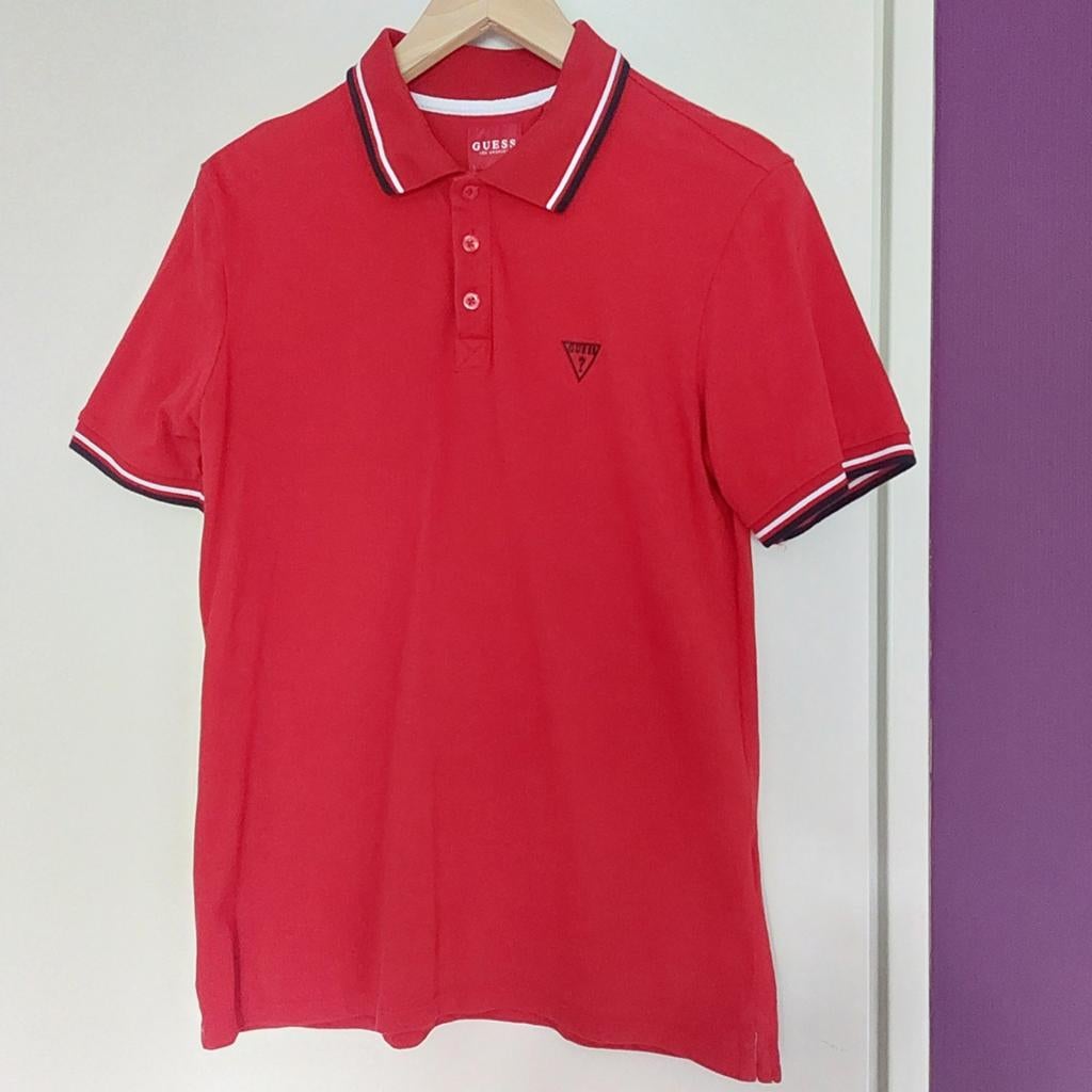 Guess Polo Shirt Rood Maat S, Ophalen of Verzenden, Guess, Gedragen, Rood