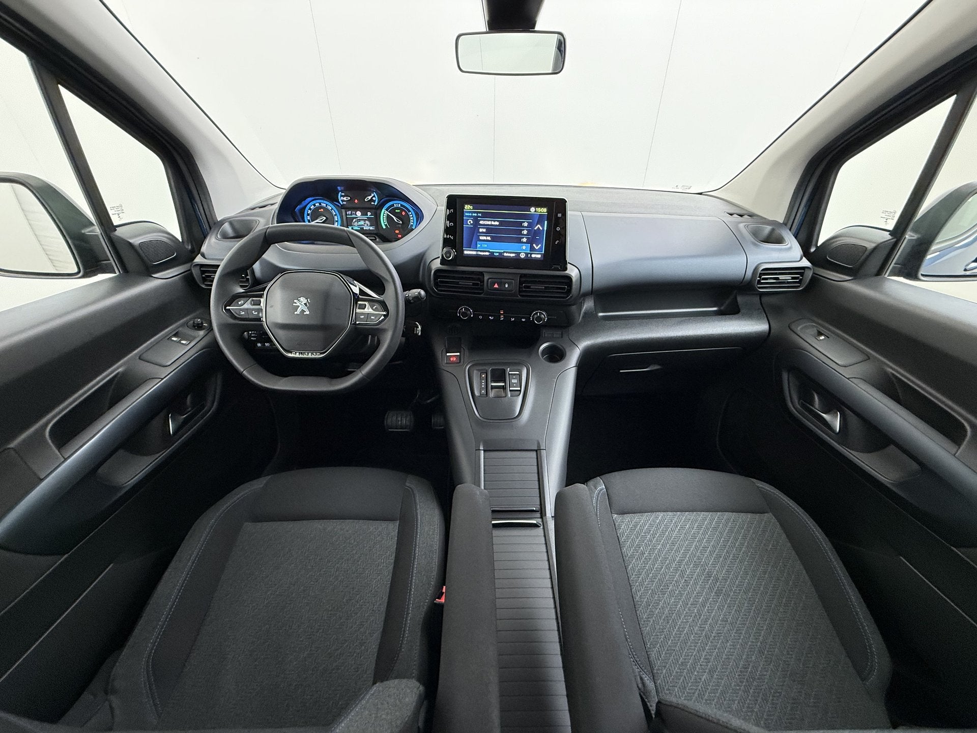 Peugeot e-Rifter EV Allure Pack SOH 97% 50kWh 2X Schuifdeur, Auto's, Dealer onderhouden, Gebruikt, Blauw, Te koop
