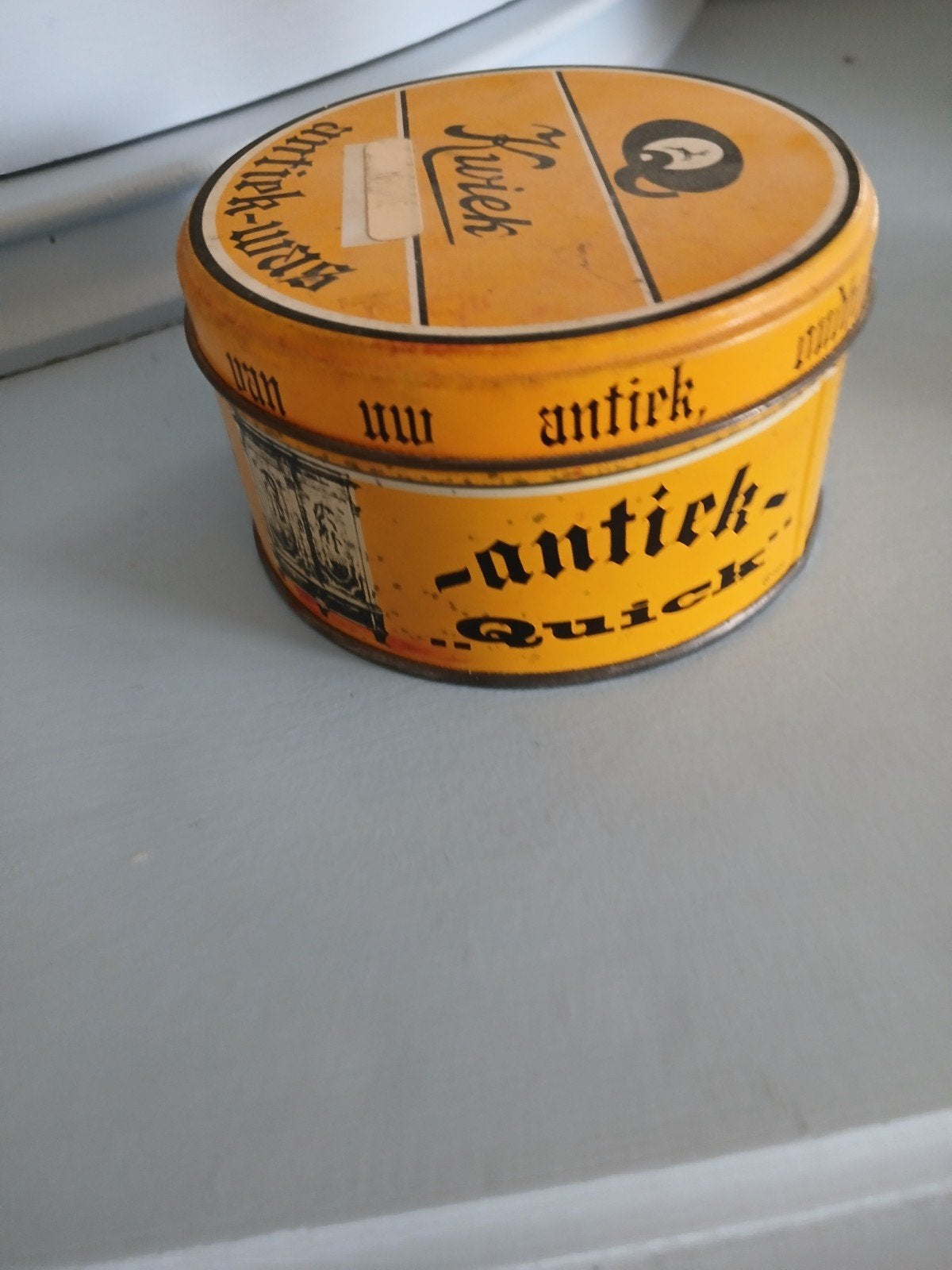 Blik Antiek Was Kriek, Verzamelen, Blikken, Ophalen of Verzenden