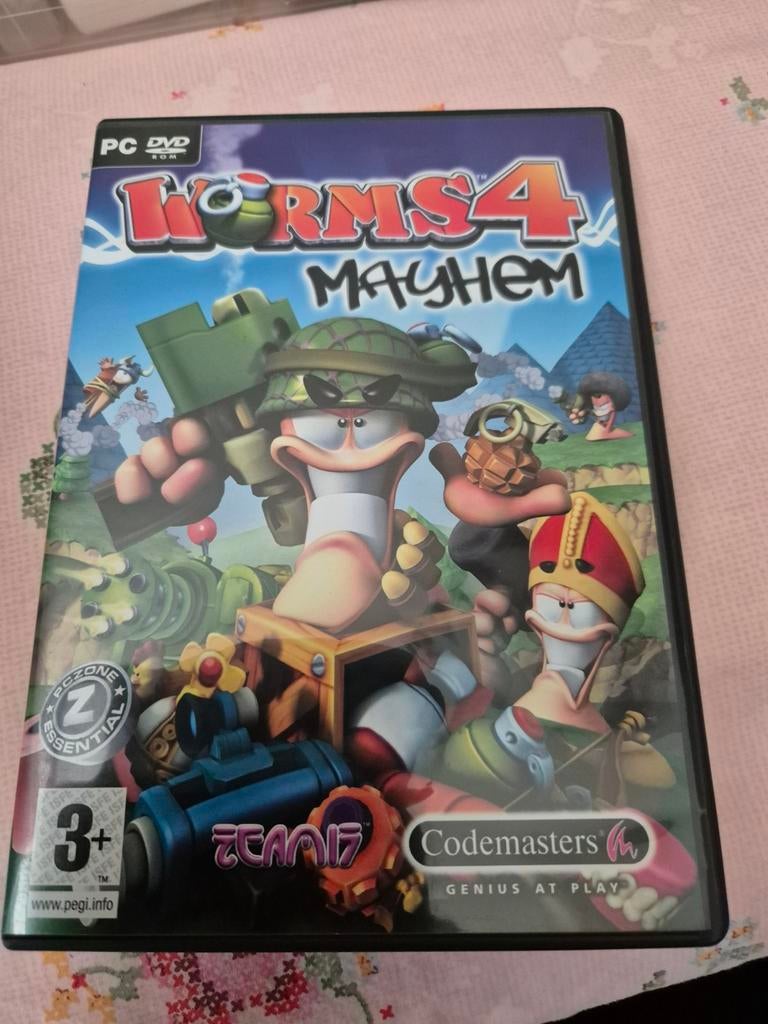 Worms mayhem, 3 spelers of meer, Ophalen of Verzenden, Zo goed als nieuw, Vanaf 3 jaar