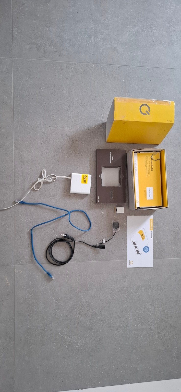 Qbox Energiemonitor compleet – Qurrent – P1 / hobby / domoti, Ophalen of Verzenden, Gebruikt, Overige typen