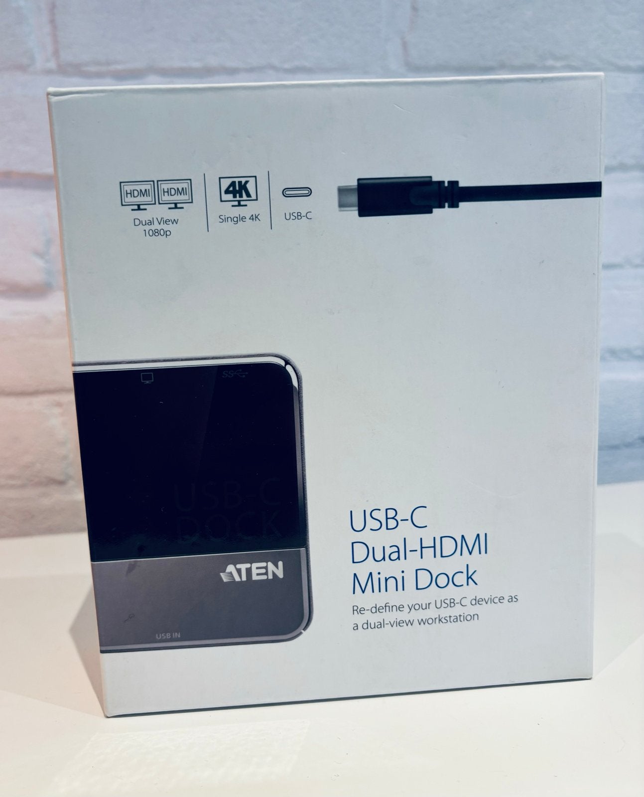 ATEN USB-C Dual-HDMI Mini Dock - Nieuw in doos, Ophalen of Verzenden, Nieuw, Docking station, Laptop