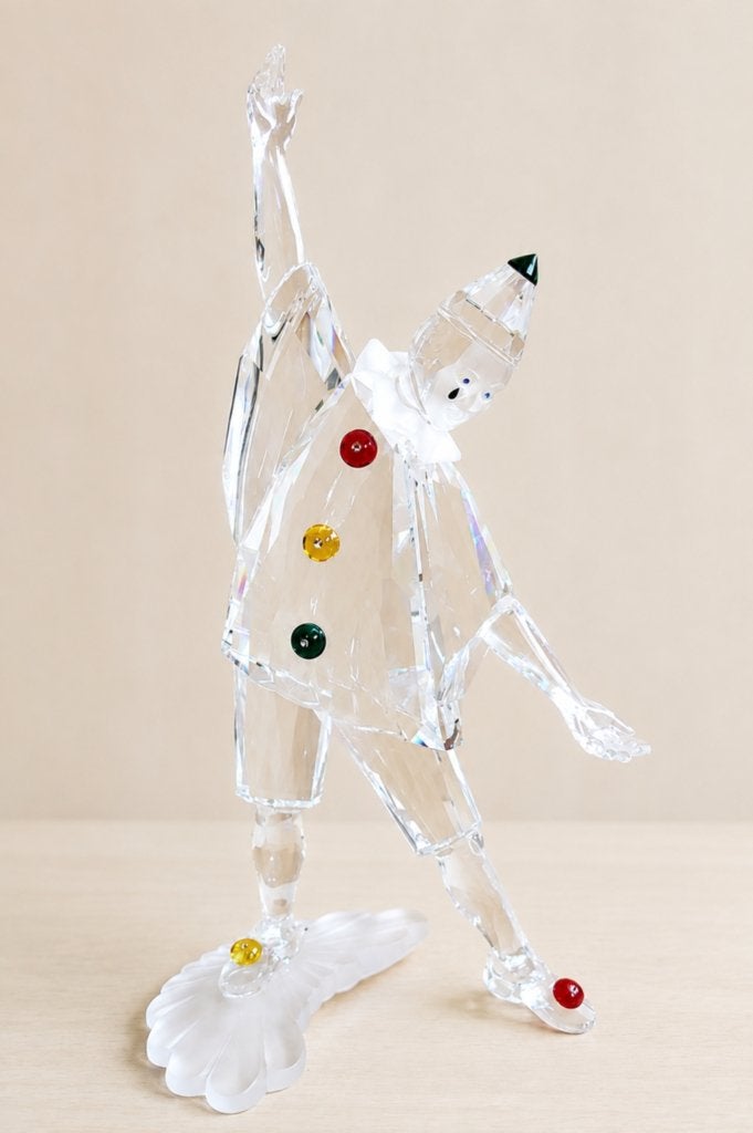 Swarovski SCS Pierrot 1999 – compleet met doos & certificaat, Ophalen of Verzenden, Zo goed als nieuw, Figuurtje