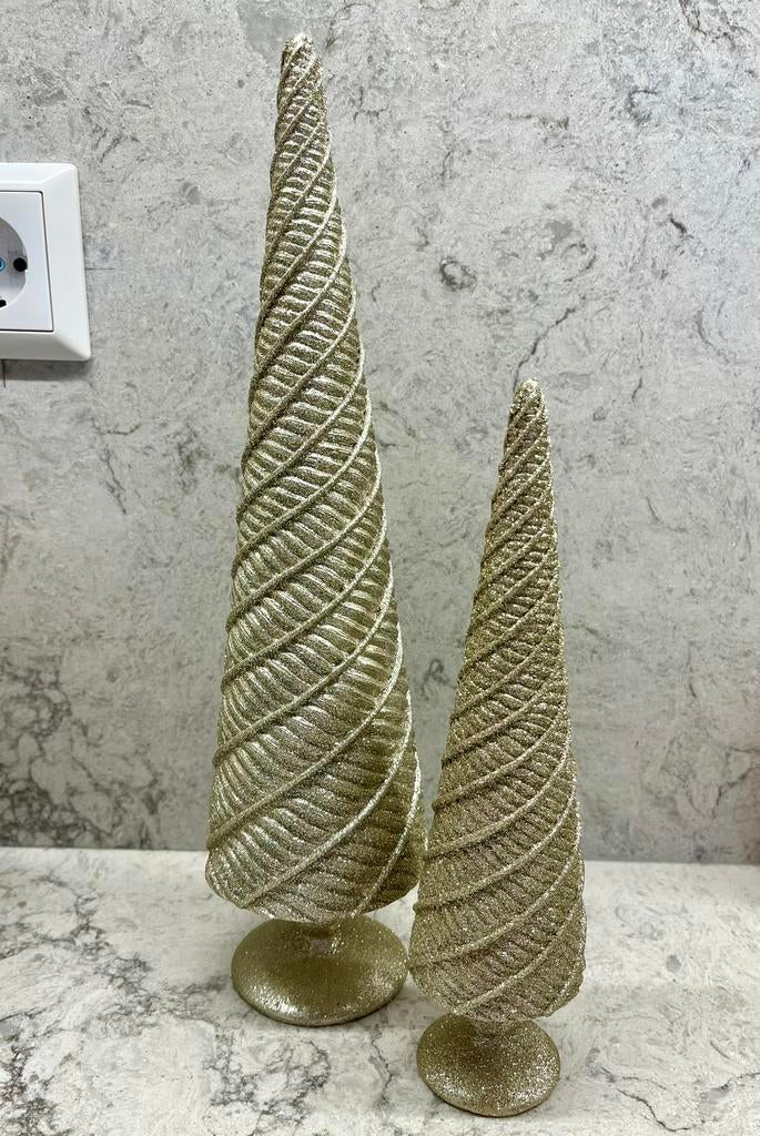 Twee glitterbeelden goud nieuw, Ophalen of Verzenden, Nieuw