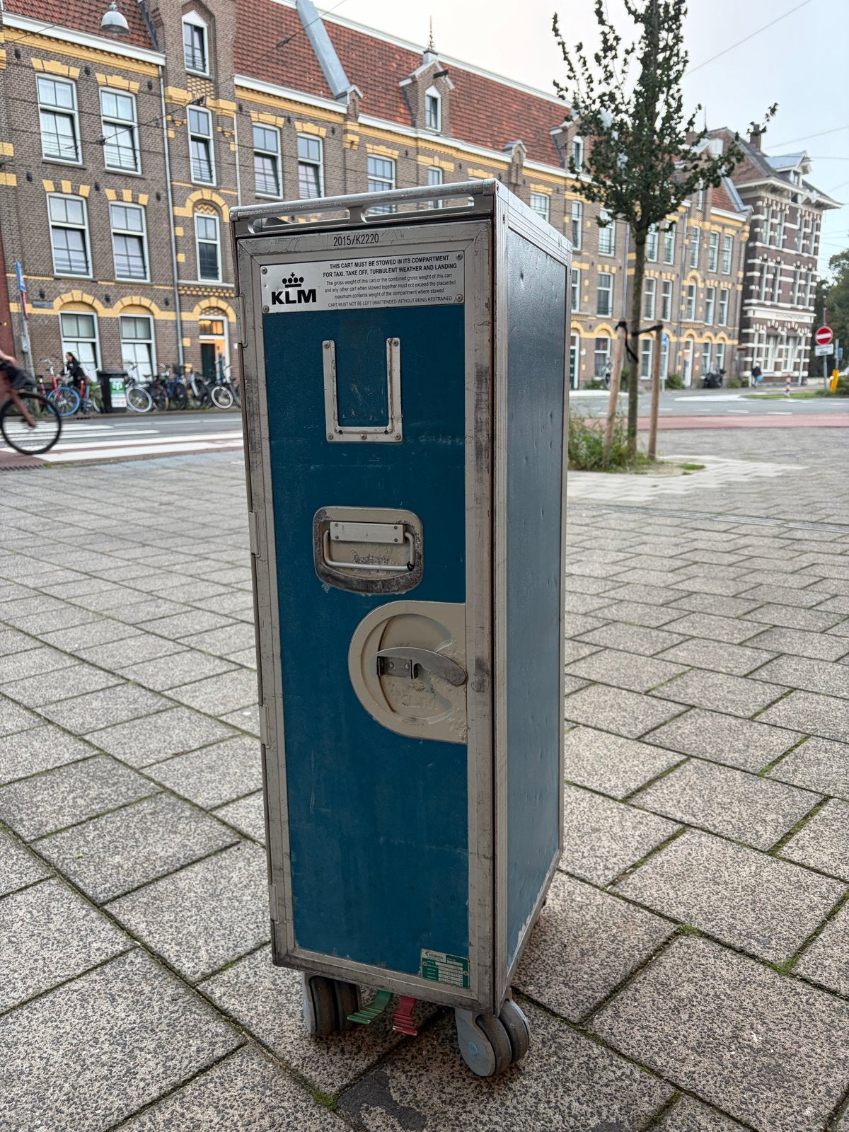 KLM Vliegtuig Trolley - half size, Ophalen, Gebruikt