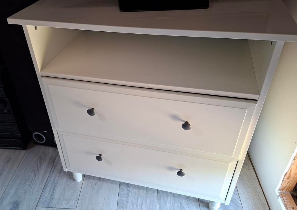 IKEA Hemnes ladekast wit, Ophalen, Gebruikt, 1 of 2 laden, 50 tot 100 cm