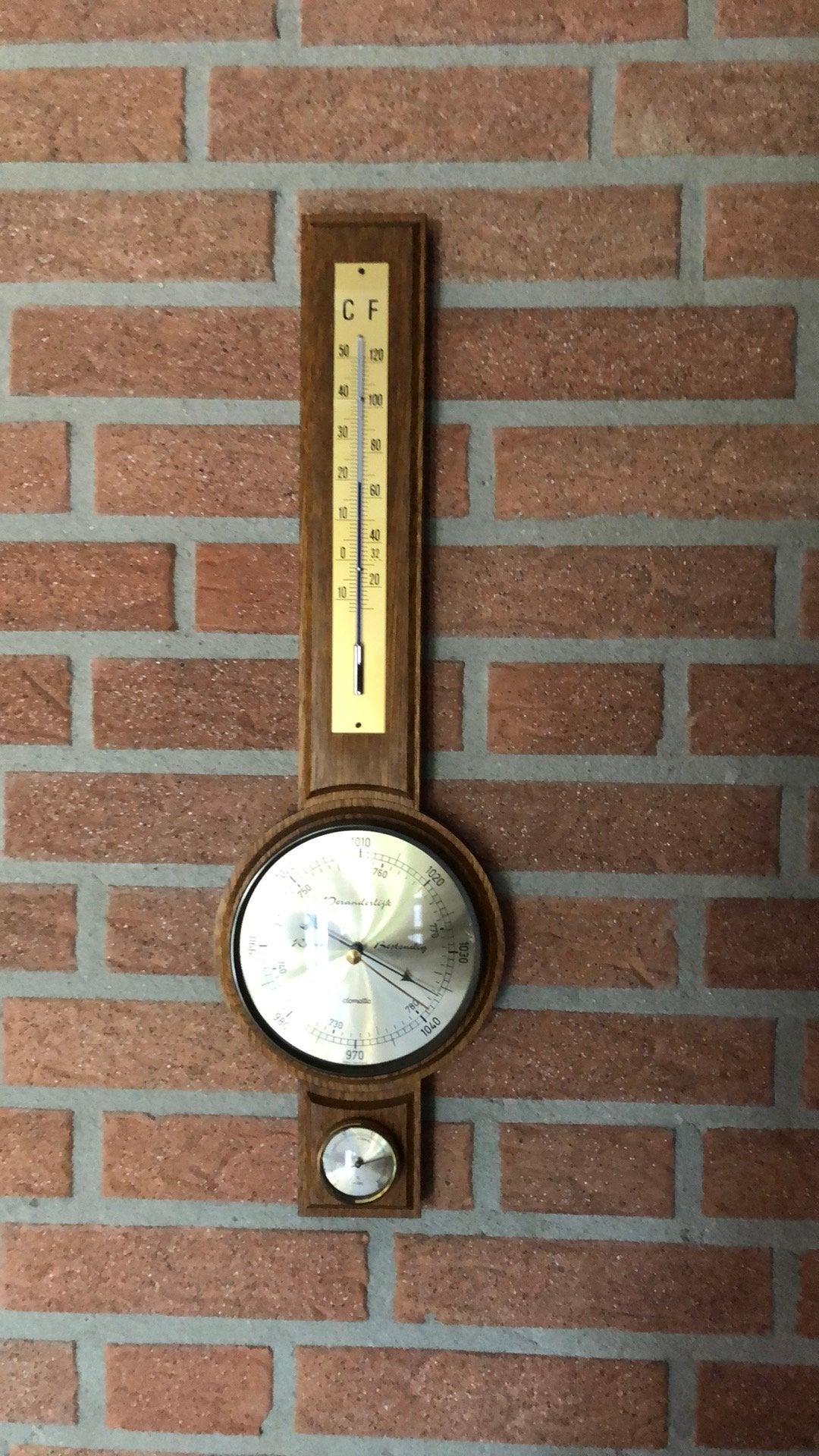 Barometer/ hygrometer/ thermometer, Ophalen, Gebruikt