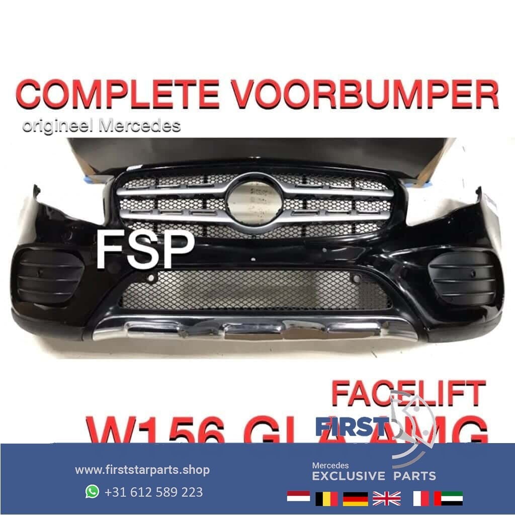 W156 Facelift AMG Voorbumper Mercedes 2018 bumper COMPLEET z, Gebruikt, -, Voor, Ophalen of Verzenden