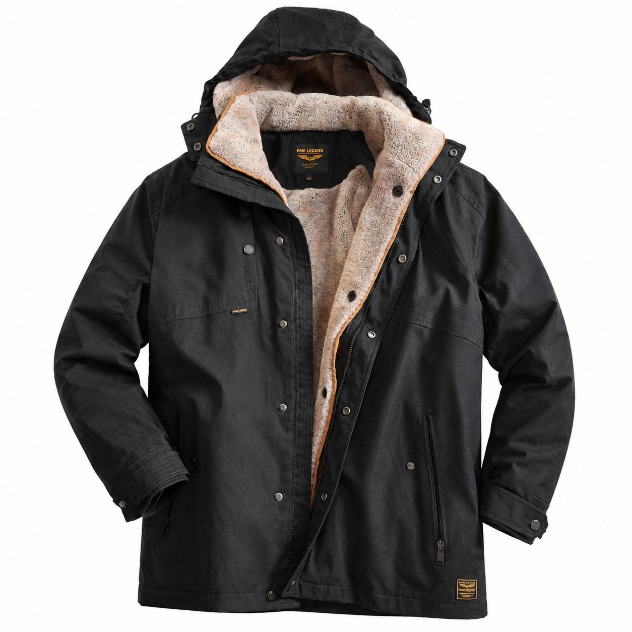 PME Legend Snowpack Icon Parka - Zwart, Maat xxxL, Ophalen, Maat 52/54 (L), Zwart, Zo goed als nieuw