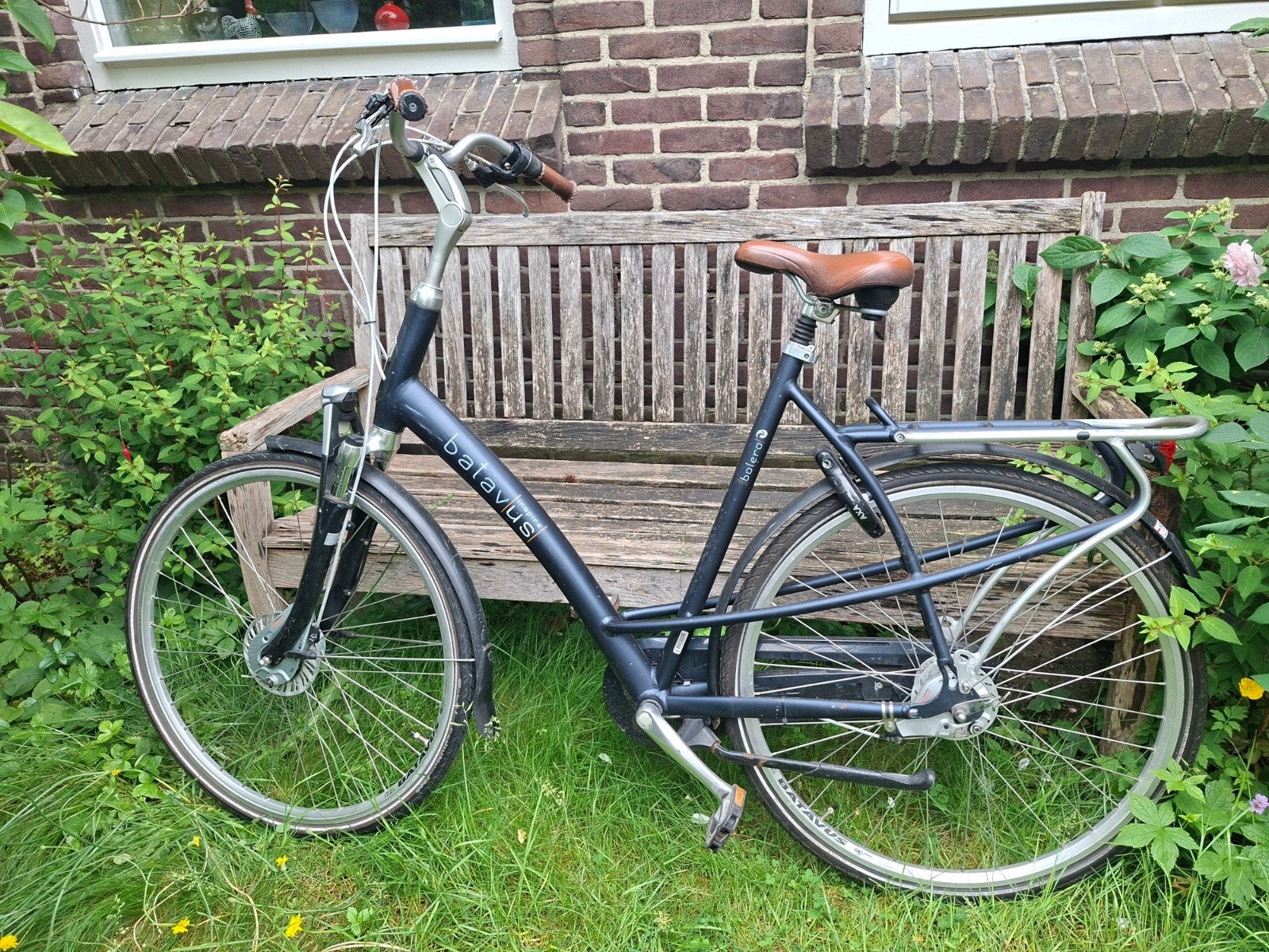 Hoge damesfiets 61 inch, 59 cm of meer, Ophalen, Gebruikt, Batavus