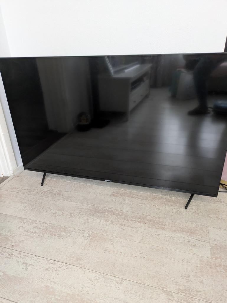 Sharp Aquos 55 inch 4k led smart tv., Ophalen of Verzenden, 100 cm of meer, 50 Hz, Sharp