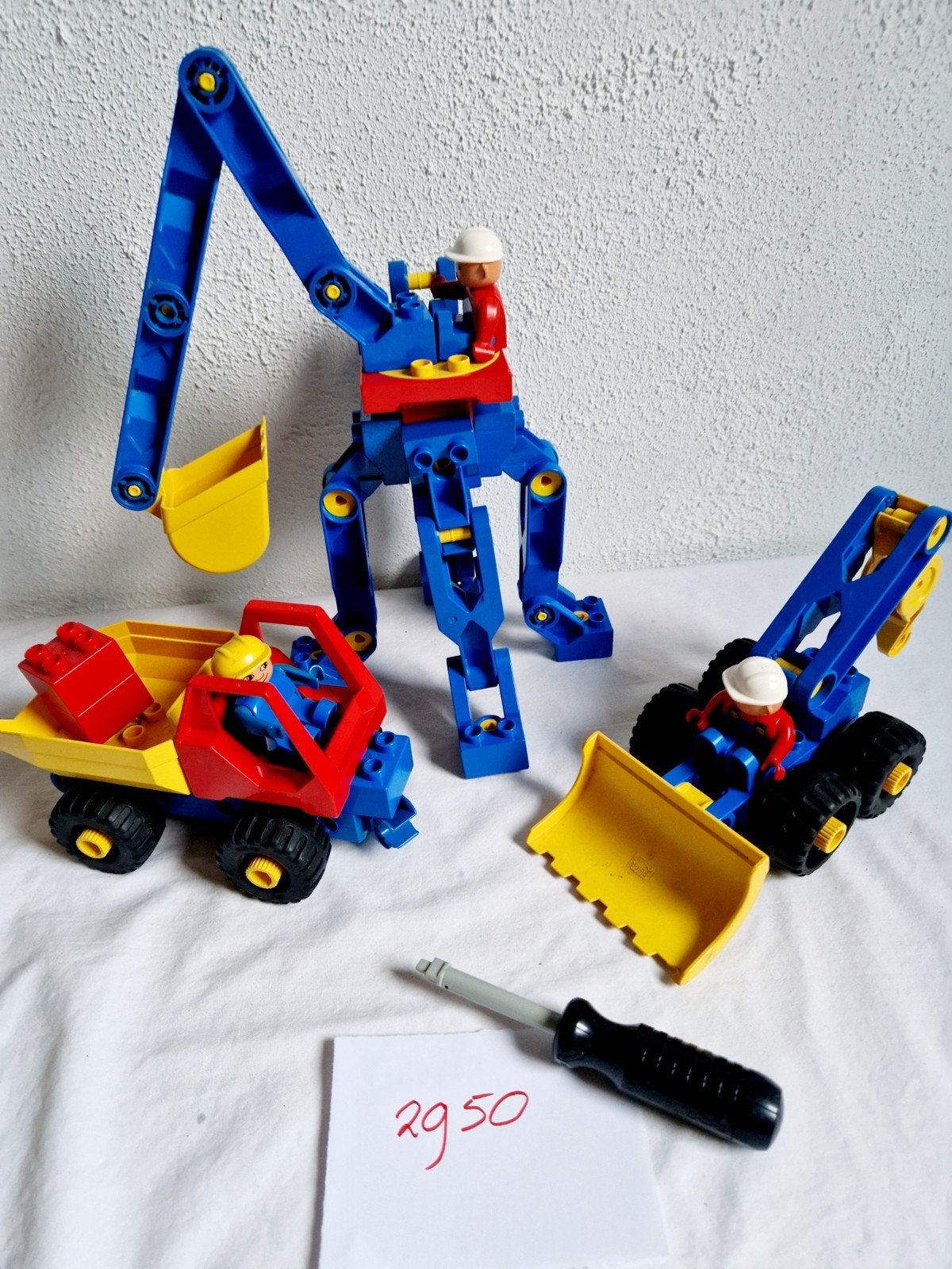 Technisch duplo toolo set 2950 compl Bouwplaats, Ophalen of Verzenden, Gebruikt, Complete set, Duplo
