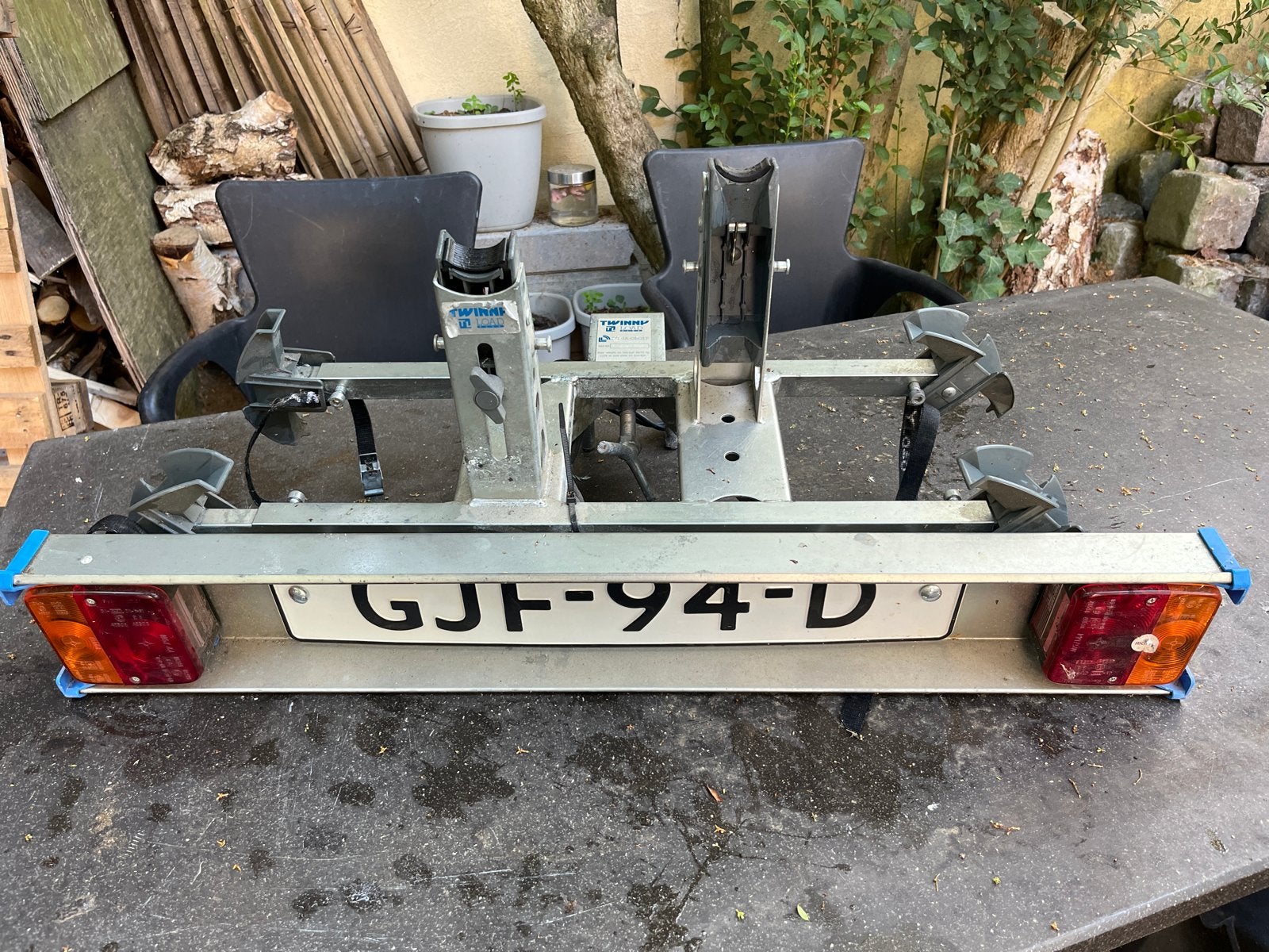 Twinny Load trekhaak fietsendrager voor 2 fietsen, Ophalen, 2 fietsen, Gebruikt, Trekhaakdrager