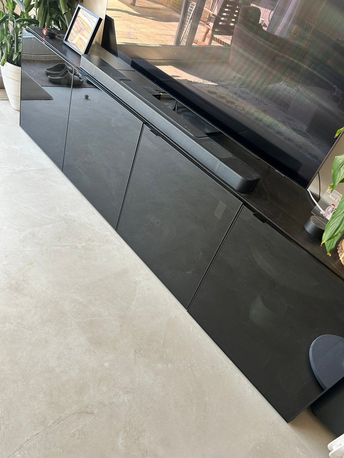 Tv meubel IKEA, Ophalen, Zo goed als nieuw, 200 cm of meer, 150 tot 200 cm