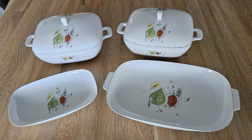 ANTIEK "SCHONWALD" SERVIES, Ophalen of Verzenden