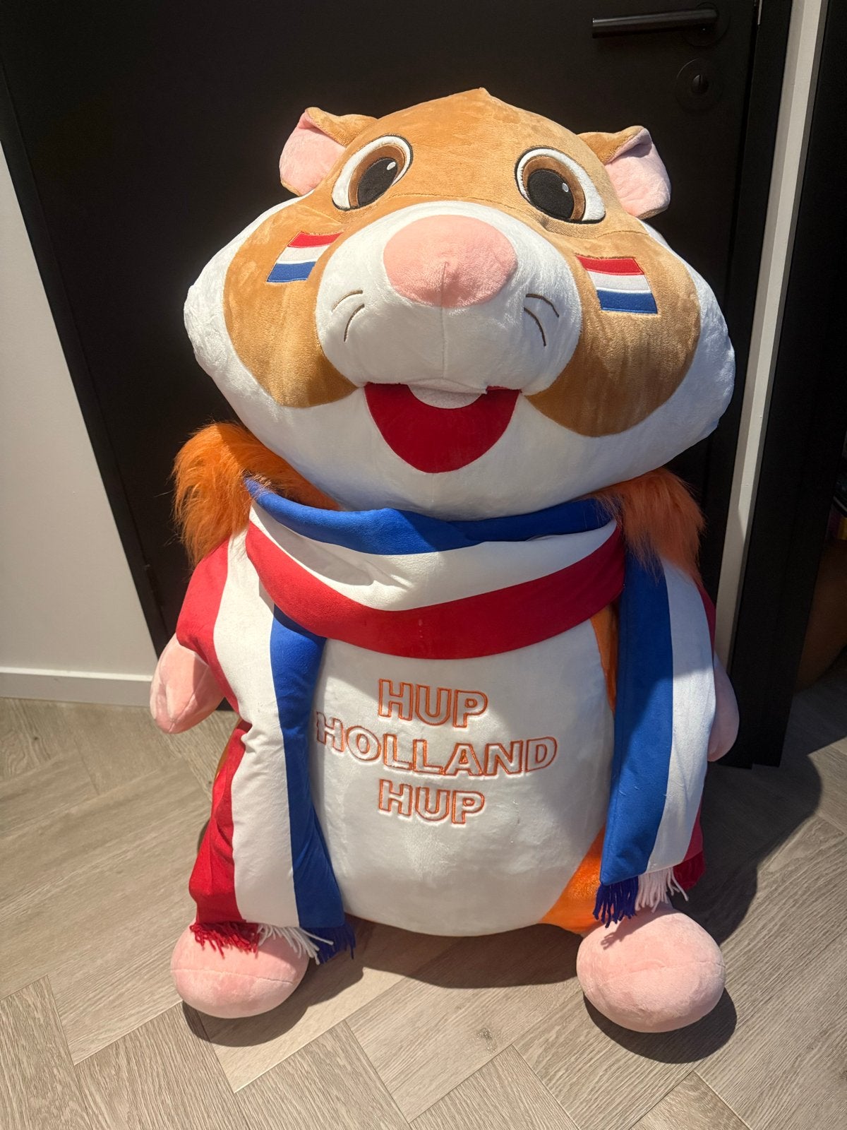 Albert heijn (AH) Hamster Knuffel XXL, Ophalen, Oranje, Overige merken, Overige karakters