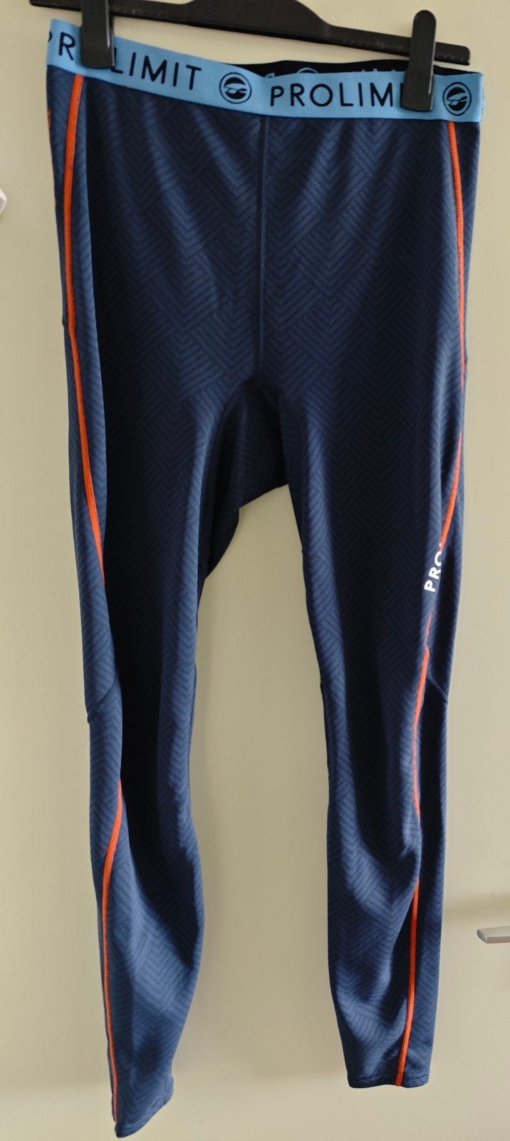Prolimit athletic pants ZGAN! mt 44 XL grijs antraciet oranj, Ophalen of Verzenden, Zo goed als nieuw, Maat 42/44 (L), Grijs