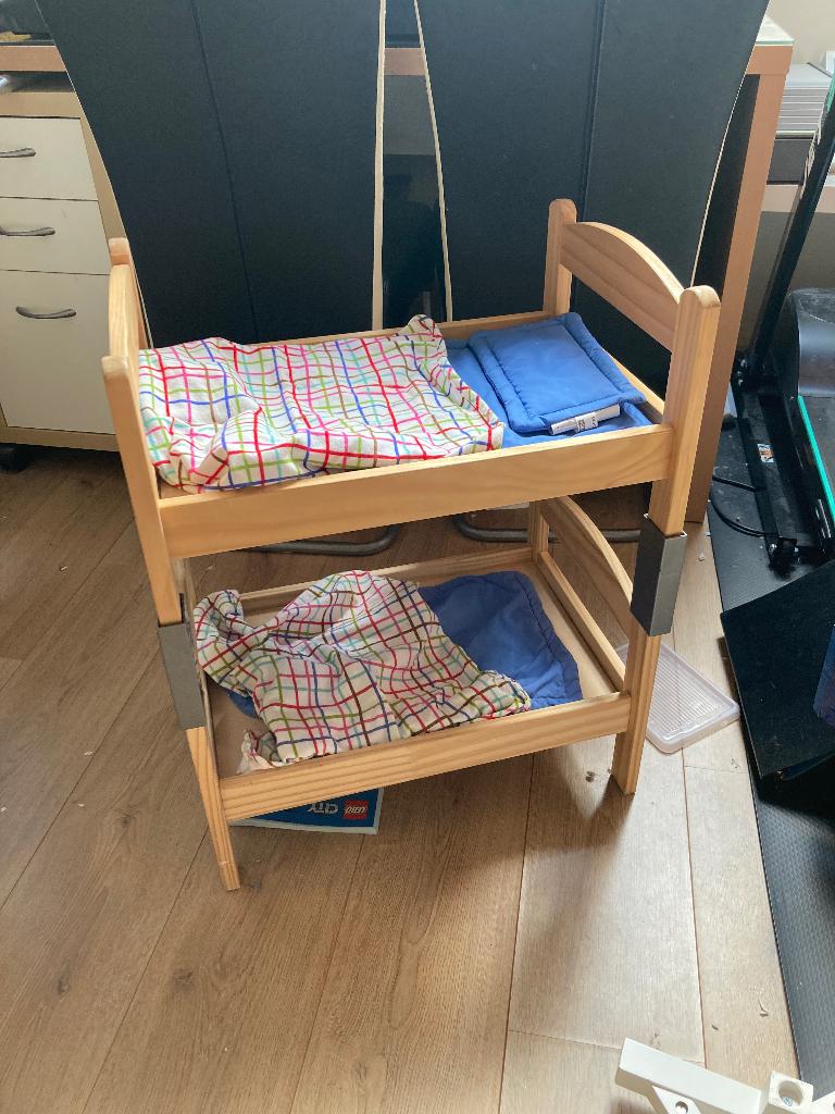 IKEA poppen stapel bed, Kinderen en Baby's, Ophalen, Zo goed als nieuw, Hoogslaper