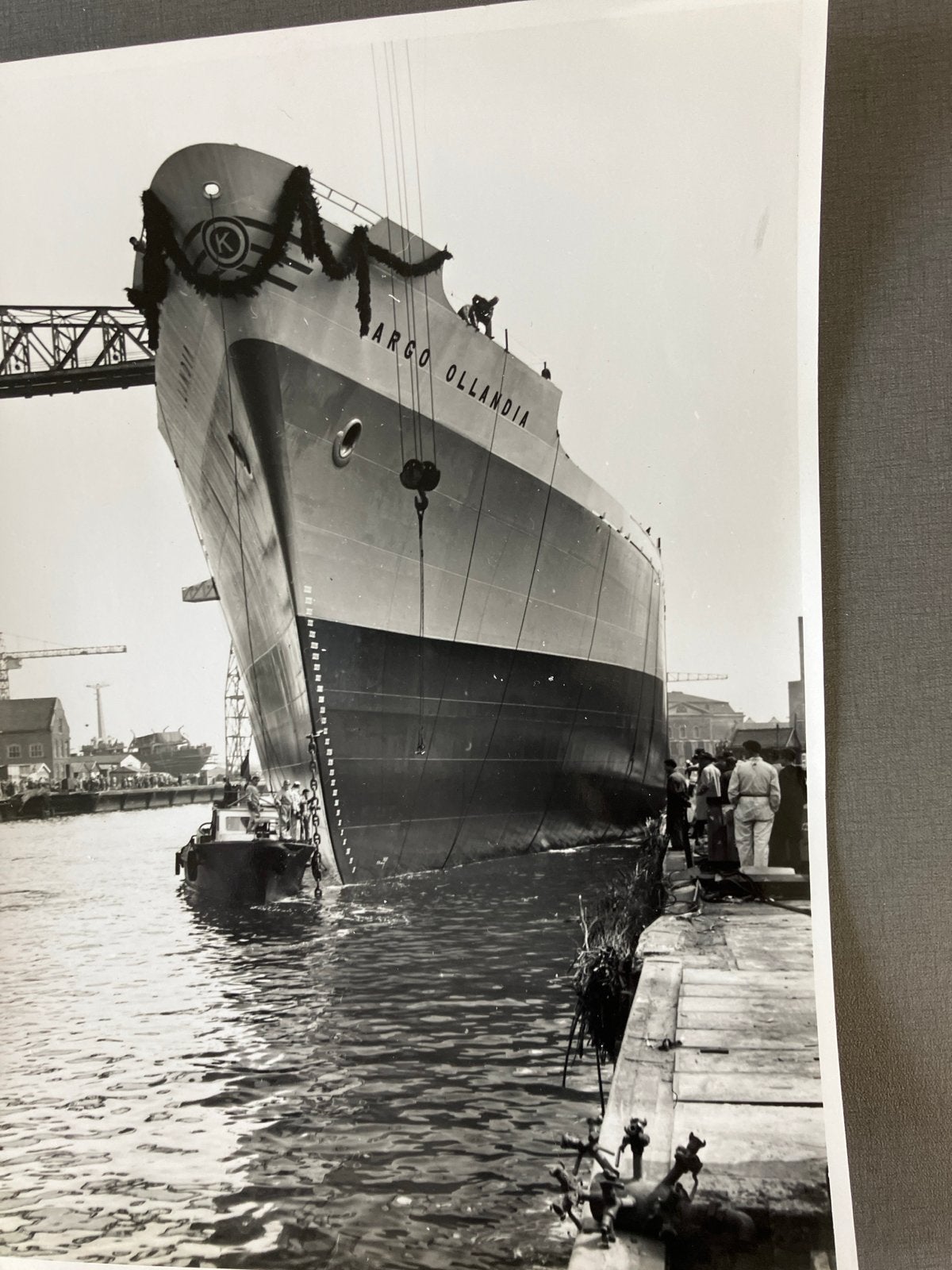 Grote foto Argo Ollandia bij de Schelde in Vlissingen, Verzenden, Gebruikt