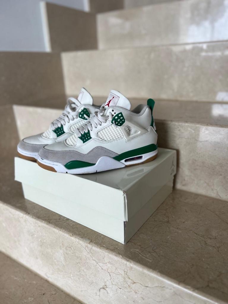 air Jordan 4 retro SB Pine green, Kleding | Heren, Schoenen, Verzenden, Wit, Air Jordan, Sneakers of Gympen