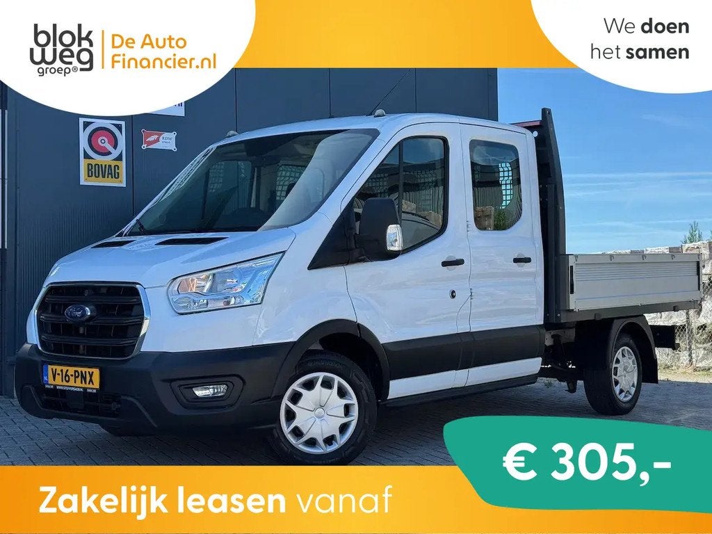 Ford Transit 310 2.0 TDCI 130pk L2H1 DC Trend | € 18.950,0, 4 cilinders, 7 stoelen, Bedrijf, 130 pk