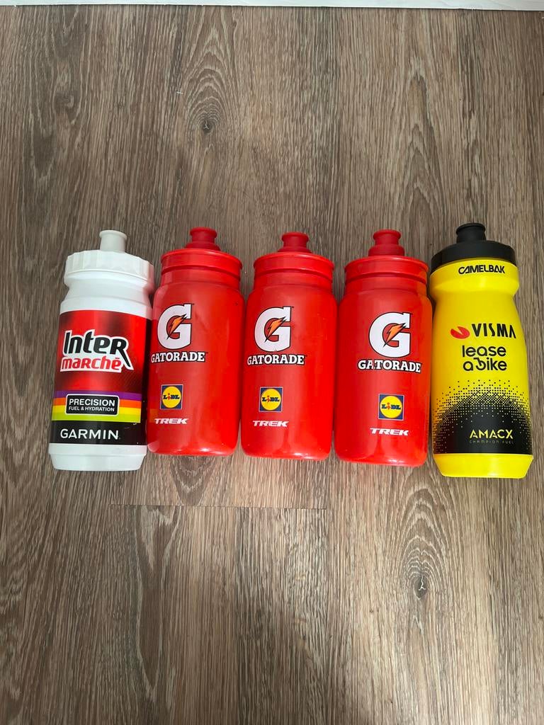 Bidons 2026 ,lidl trek , Intermarché, Visma Lease a Bike, Ophalen of Verzenden, Gebruikt