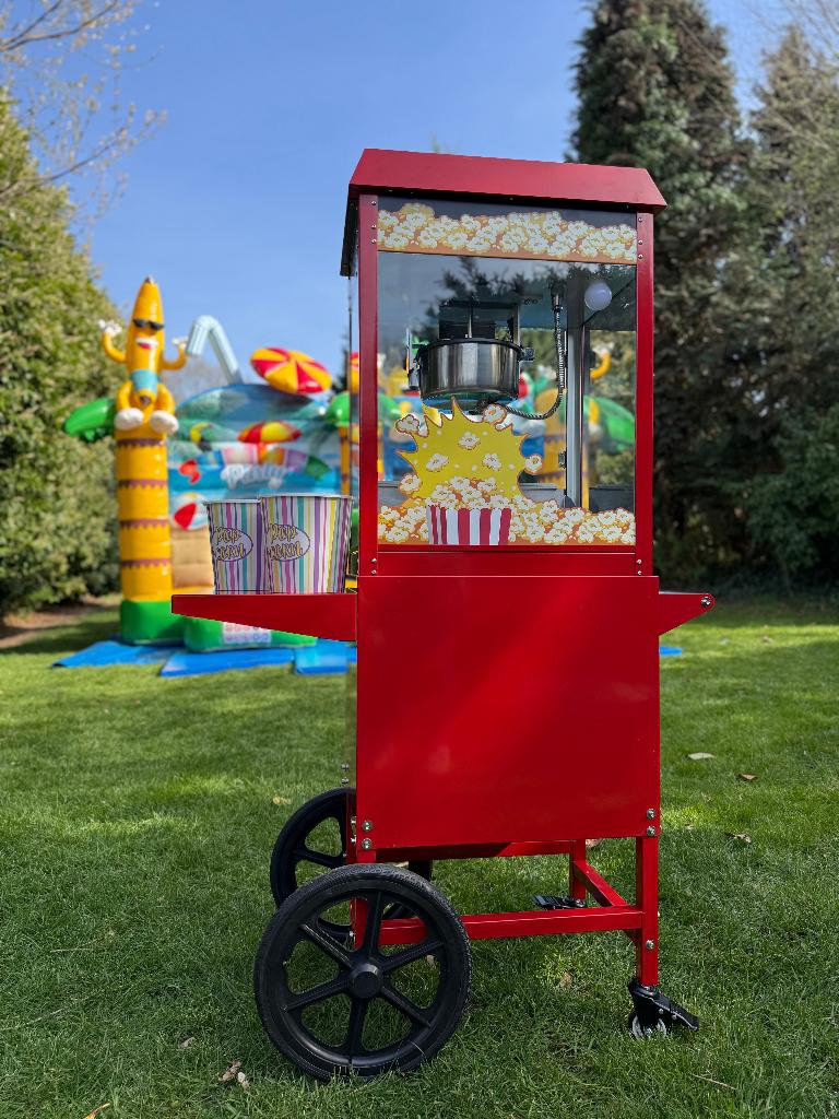 Popcornmachine huren Limburg - Gratis levering & 25X Popcorn, Hobby en Vrije tijd, Feestartikelen | Verhuur, Zo goed als nieuw