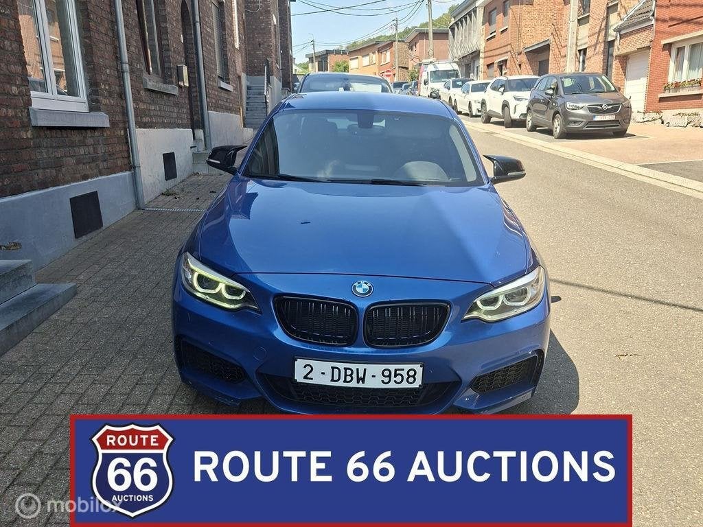 BMW 218i | 2015 | Route 66 Auctions, Auto's, Gebruikt, Overige carrosserieën, Zwart, Handgeschakeld