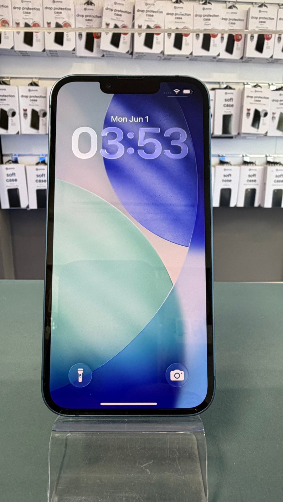 iPhone 13 Blauw 128GB (38), Telecommunicatie, Mobiele telefoons | Apple iPhone, Zo goed als nieuw, 128 GB, Zonder abonnement, Zonder simlock