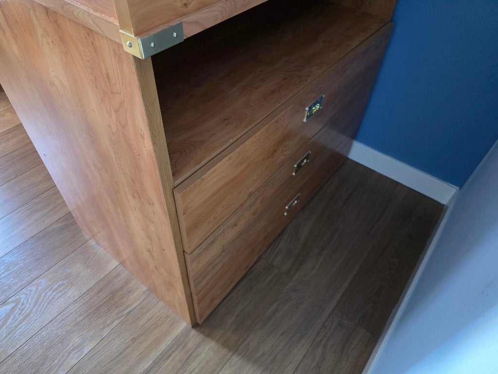 Tiener bed half hoogslaper Gautier Calypso 200x90cm bureau, Ophalen, Gebruikt, 90 cm, Eenpersoons