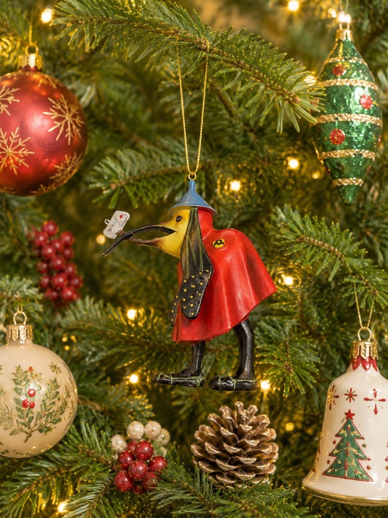 Jheronimus Jeroen Bosch 'Vogel met Brief' Kersthanger, Nieuw, Jheronimus Bosch, Ophalen of Verzenden, Schilder- en Tekenkunst