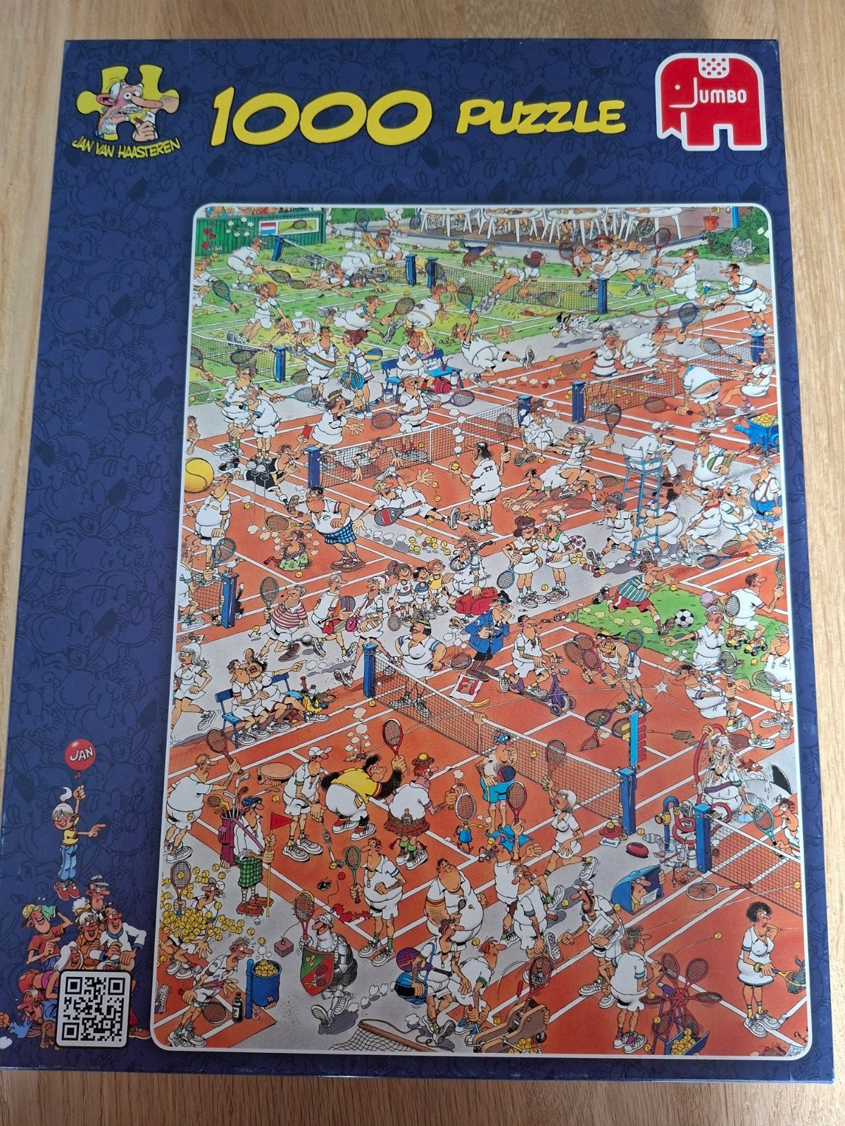 Jan van Haasteren tennis, Ophalen, 500 t/m 1500 stukjes, Zo goed als nieuw