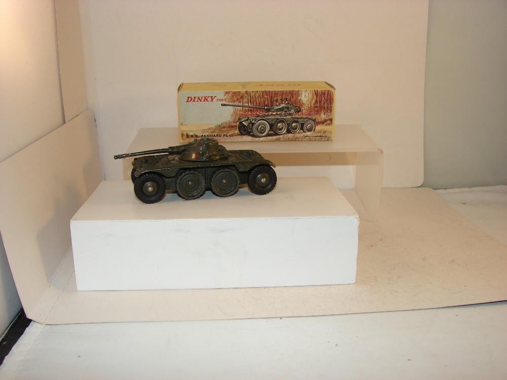 Franse dinky toy 80A Panhard EBR in doos uit 1958 no 2, Ophalen of Verzenden, Nieuw, Auto, Dinky Toys