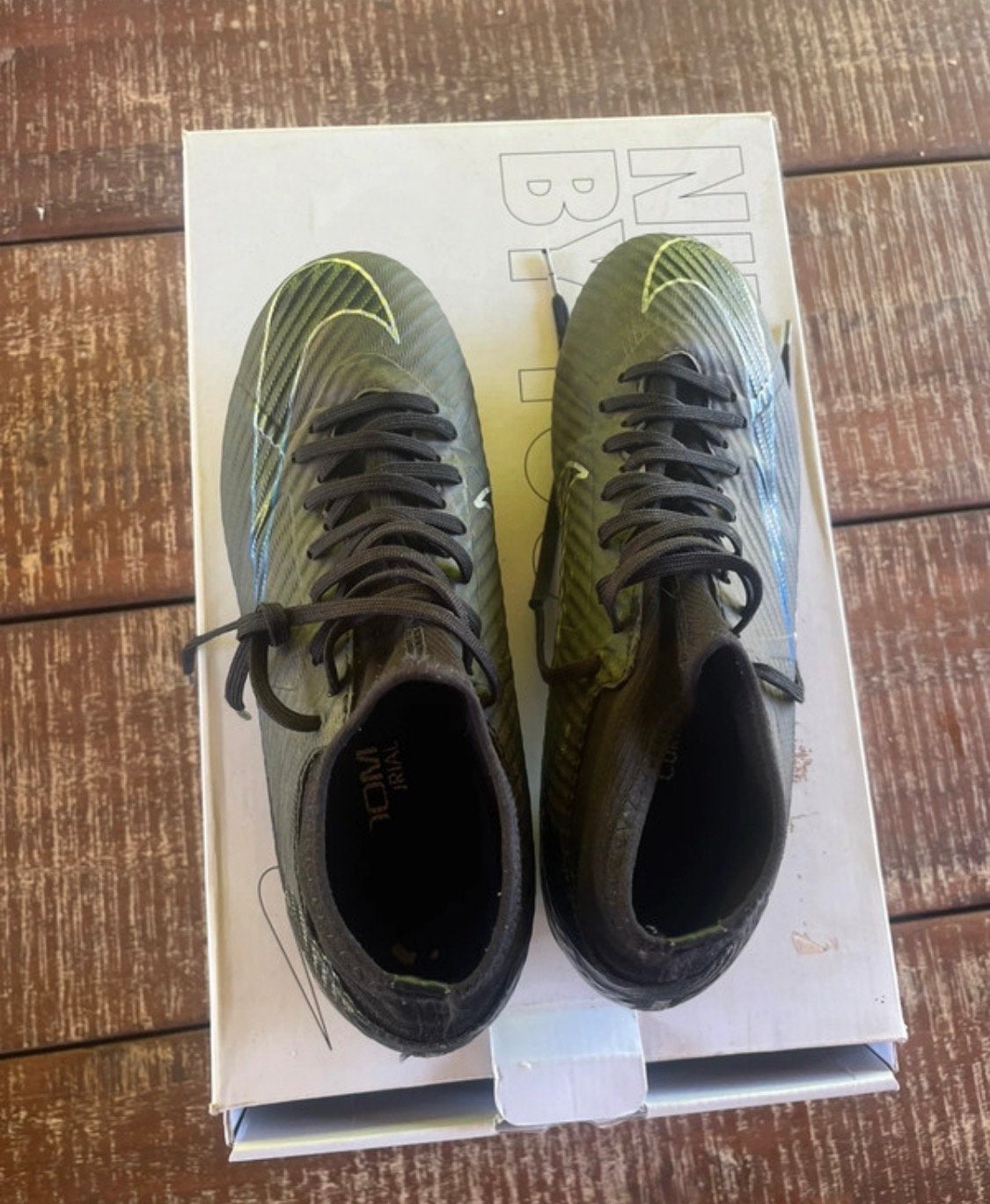 Nike Voetbalschoenen Maat 40 Zwart/Blauw, Ophalen of Verzenden, Nieuw, Schoenen