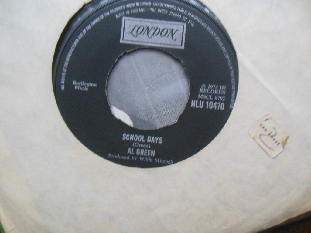 single al green school days 45rpm jukebox vinyl record, Gebruikt, 7 inch, Single, Ophalen of Verzenden