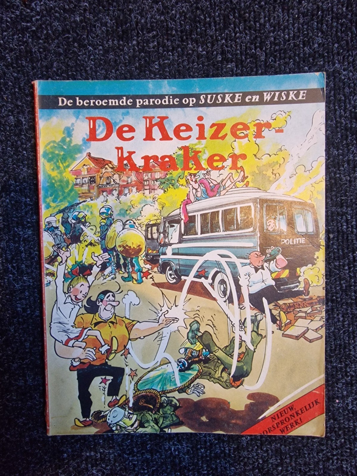 De Keizer Kraker - Parodie op Suske en Wiske, Boeken, Eén stripboek, Ophalen of Verzenden, Gelezen
