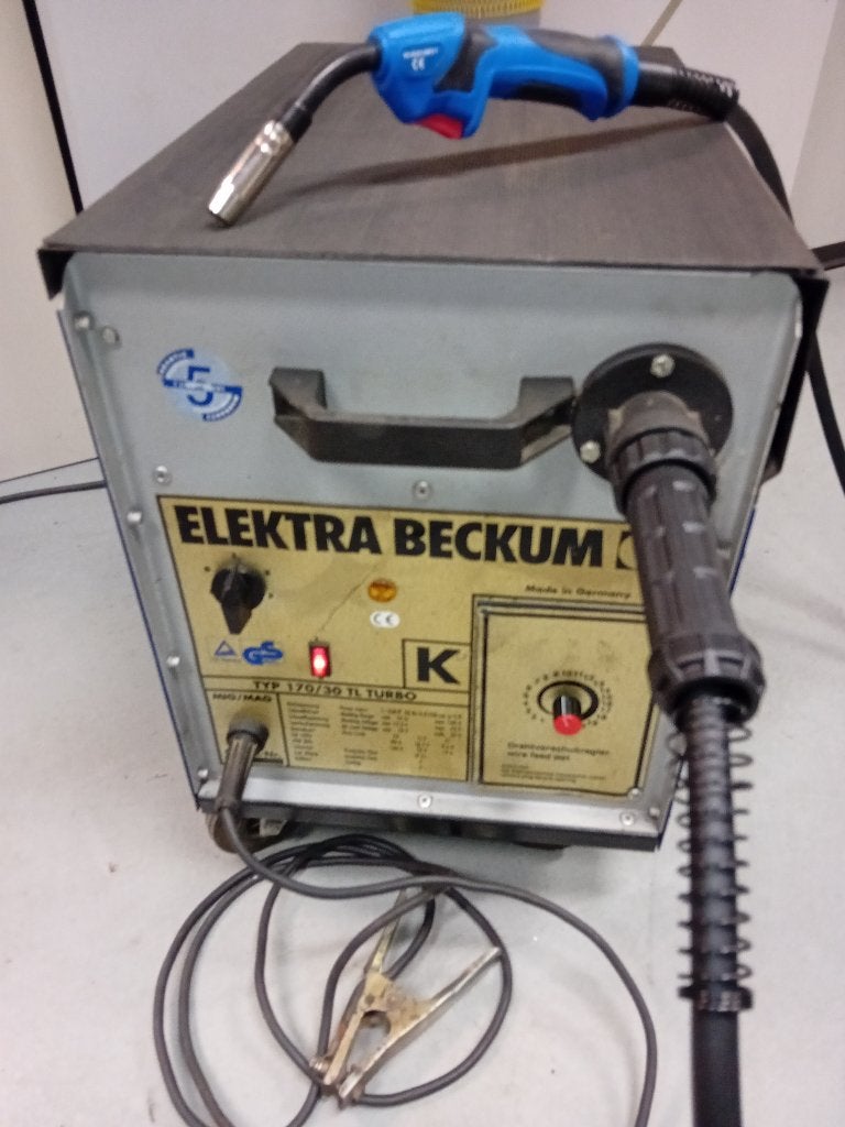 Plaatwerk en Constructie CO2 Mig Mag Elektra Beckum 170/30TL, Ophalen, Zo goed als nieuw, IJzer, Overige typen
