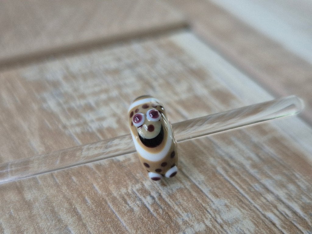Trollbeads Uniek Smiley Armadillo CC, Glas of Kristal, Nieuw, Ophalen of Verzenden, Trollbeads