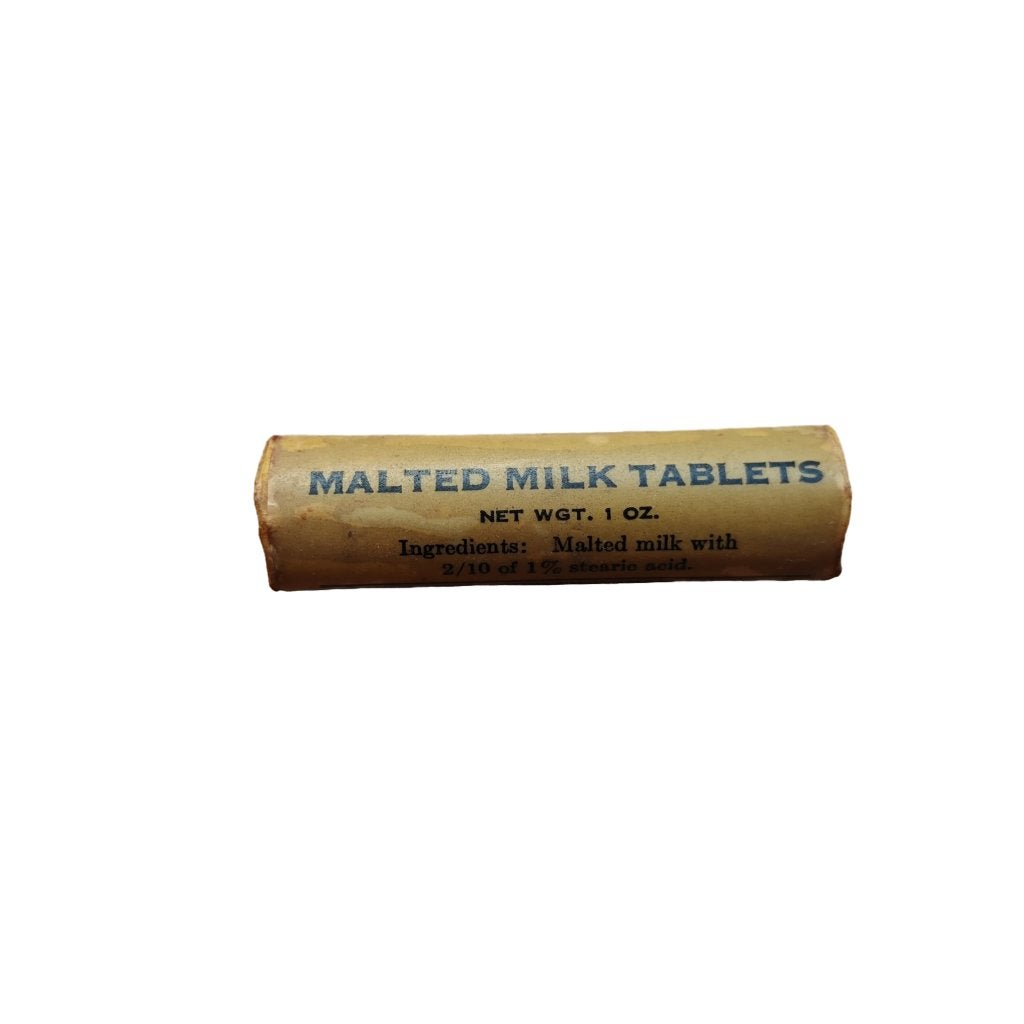 WWII US Malted Milk Tablets, Ophalen of Verzenden, Amerika, Embleem of Badge