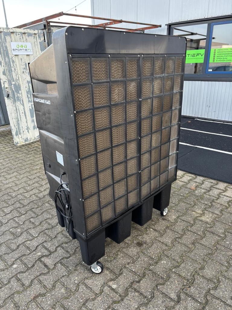 HBM 9873 professionele bevochtiging koelventilator, Witgoed en Apparatuur, Ventilatoren, Zo goed als nieuw, Vloerventilator, Ophalen