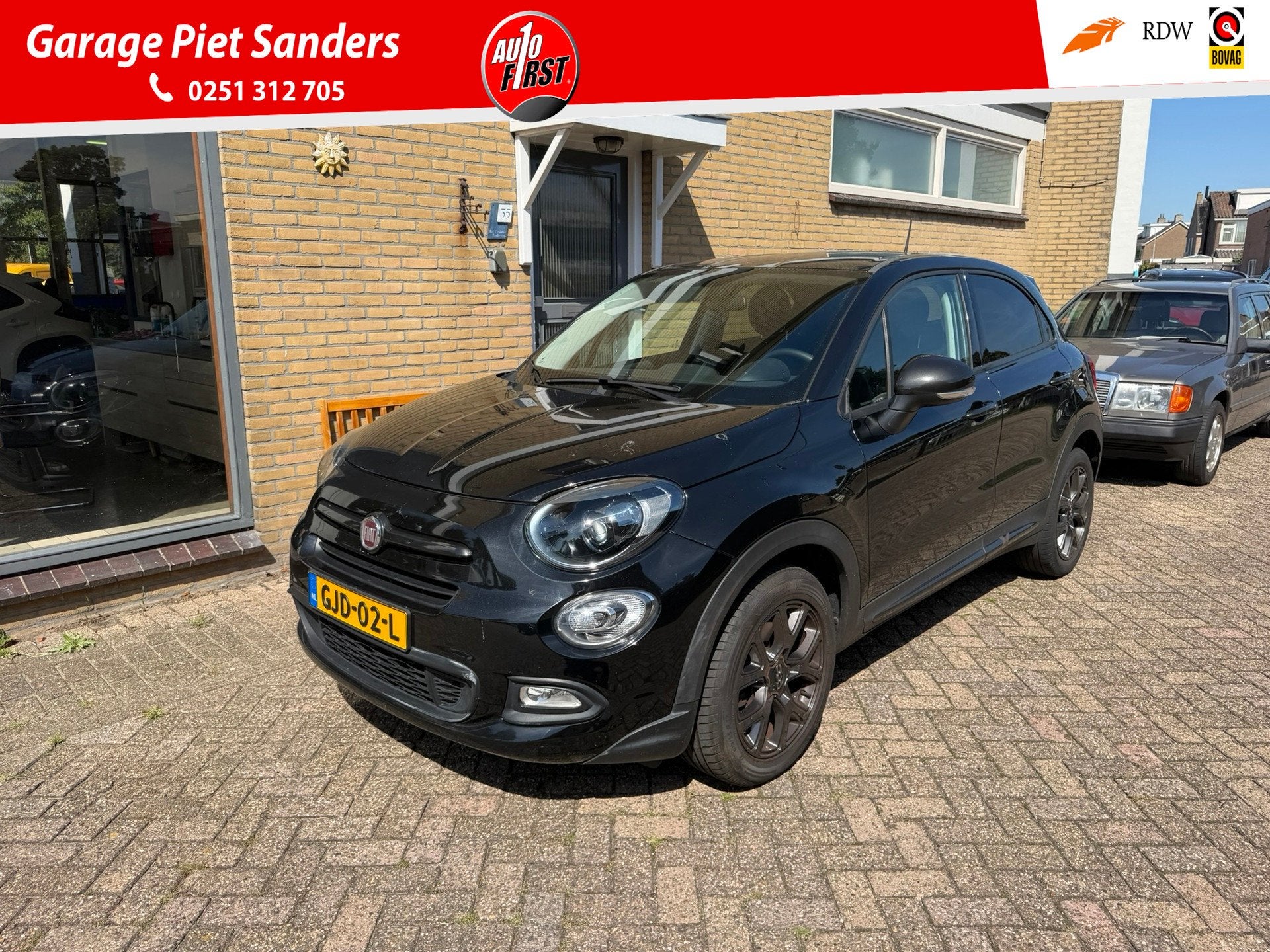 Fiat 500 X 1.6 Lounge I Clima I Trekhaak I Keyless I Xenon I, Auto's, Fiat, Voorwielaandrijving, Gebruikt, 4 cilinders, Zwart